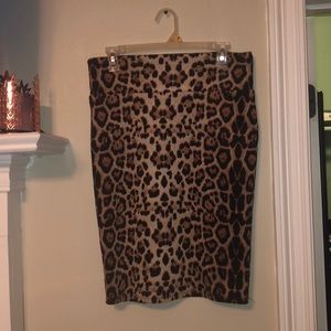 Leopard skirt